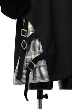 画像をギャラリービューアに読み込む, FACETASM BUCKLE BELT CHECK TOPS (BLACK)