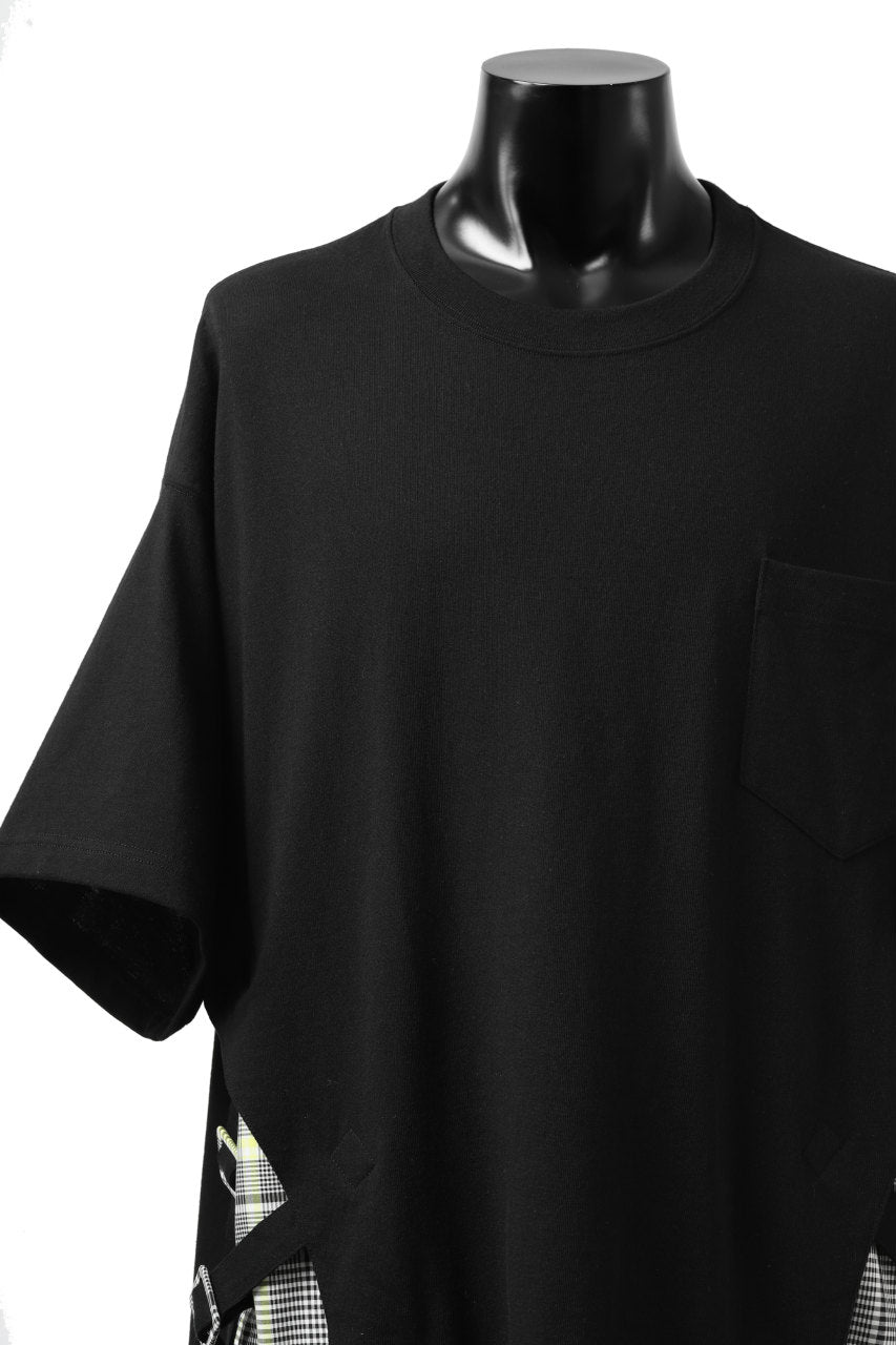 画像をギャラリービューアに読み込む, FACETASM BUCKLE BELT CHECK TOPS (BLACK)