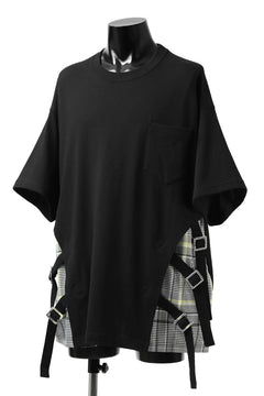 画像をギャラリービューアに読み込む, FACETASM BUCKLE BELT CHECK TOPS (BLACK)