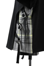 画像をギャラリービューアに読み込む, FACETASM BUCKLE BELT CHECK TOPS (BLACK)