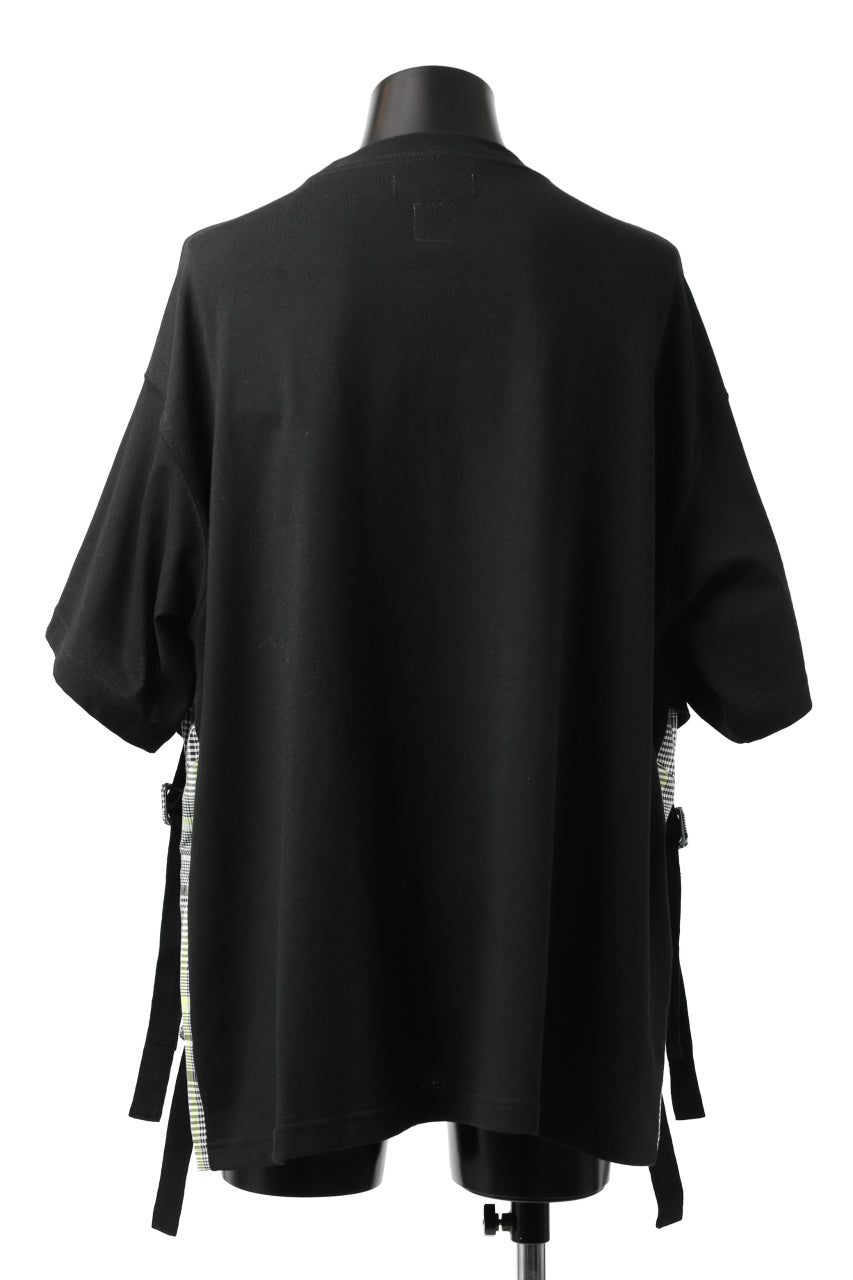 画像をギャラリービューアに読み込む, FACETASM BUCKLE BELT CHECK TOPS (BLACK)