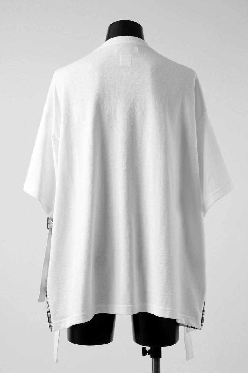 画像をギャラリービューアに読み込む, FACETASM BUCKLE BELT CHECK TOPS (WHITE)