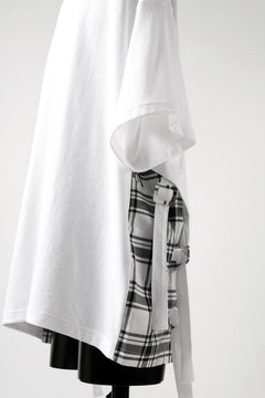 画像をギャラリービューアに読み込む, FACETASM BUCKLE BELT CHECK TOPS (WHITE)