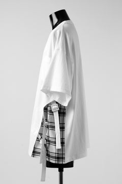 画像をギャラリービューアに読み込む, FACETASM BUCKLE BELT CHECK TOPS (WHITE)