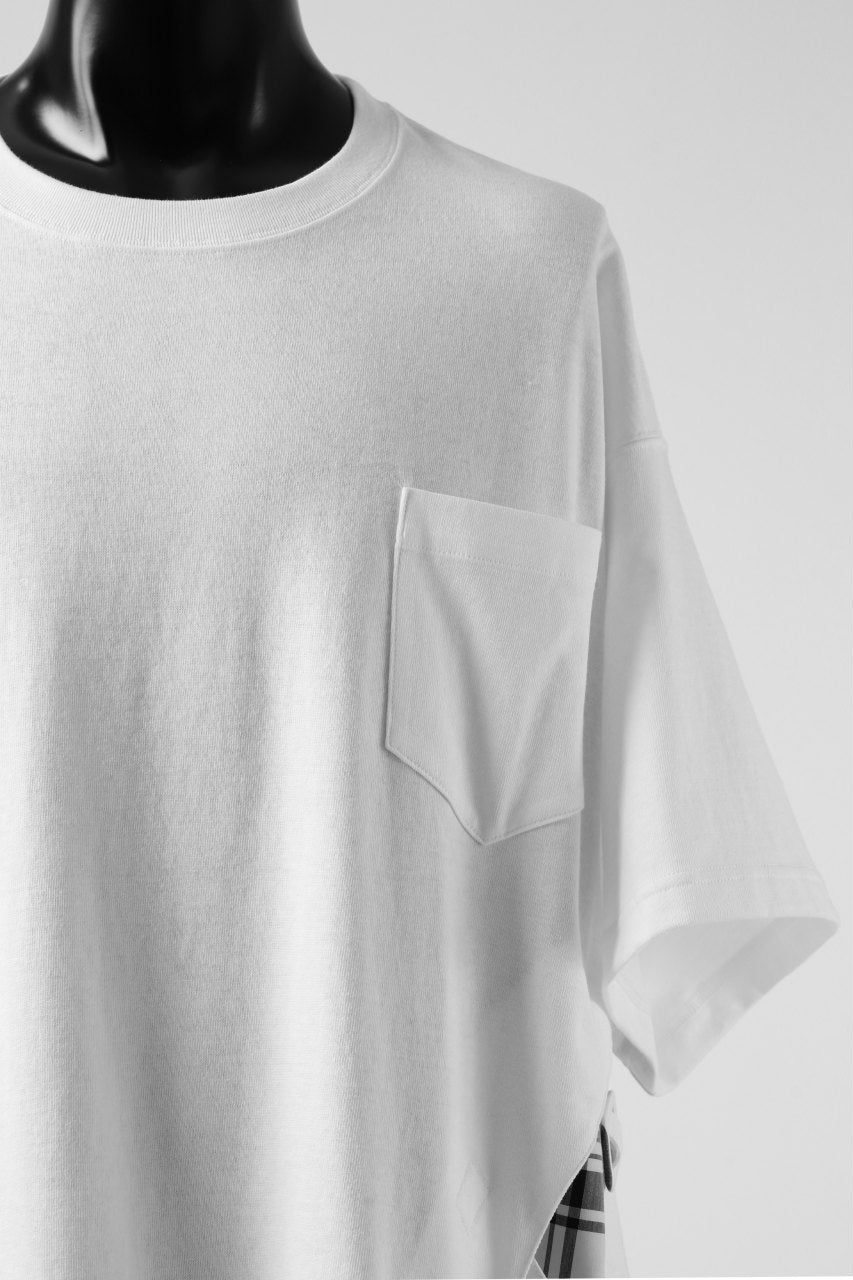 画像をギャラリービューアに読み込む, FACETASM BUCKLE BELT CHECK TOPS (WHITE)