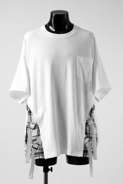 画像をギャラリービューアに読み込む, FACETASM BUCKLE BELT CHECK TOPS (WHITE)