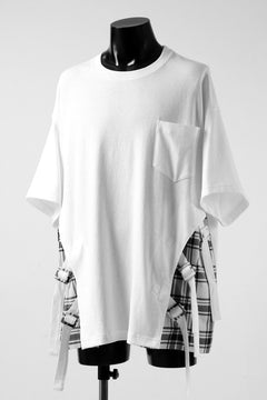 画像をギャラリービューアに読み込む, FACETASM BUCKLE BELT CHECK TOPS (WHITE)