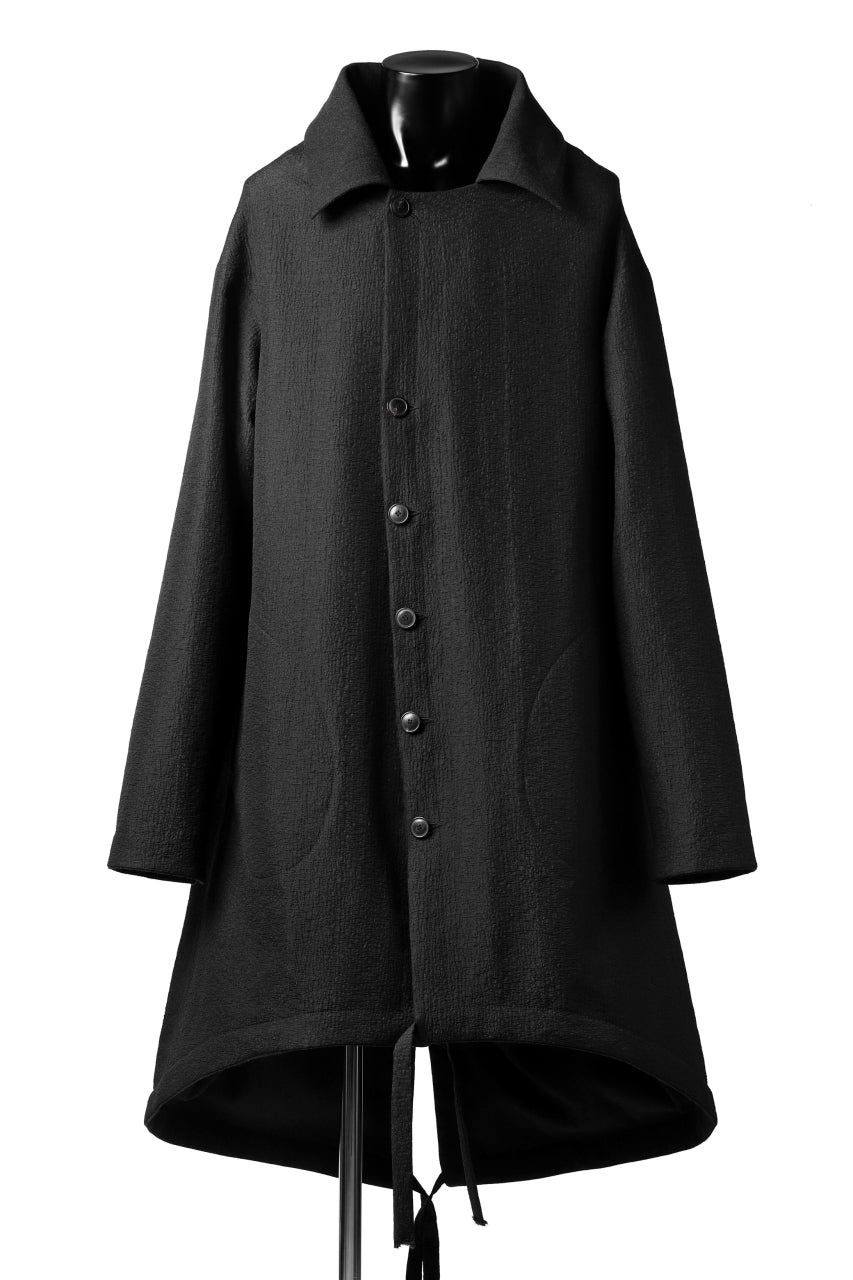 画像をギャラリービューアに読み込む, SOSNOVSKA REVERSIBLE UNINHIBITED RAIN COAT UREAN (BLACK)