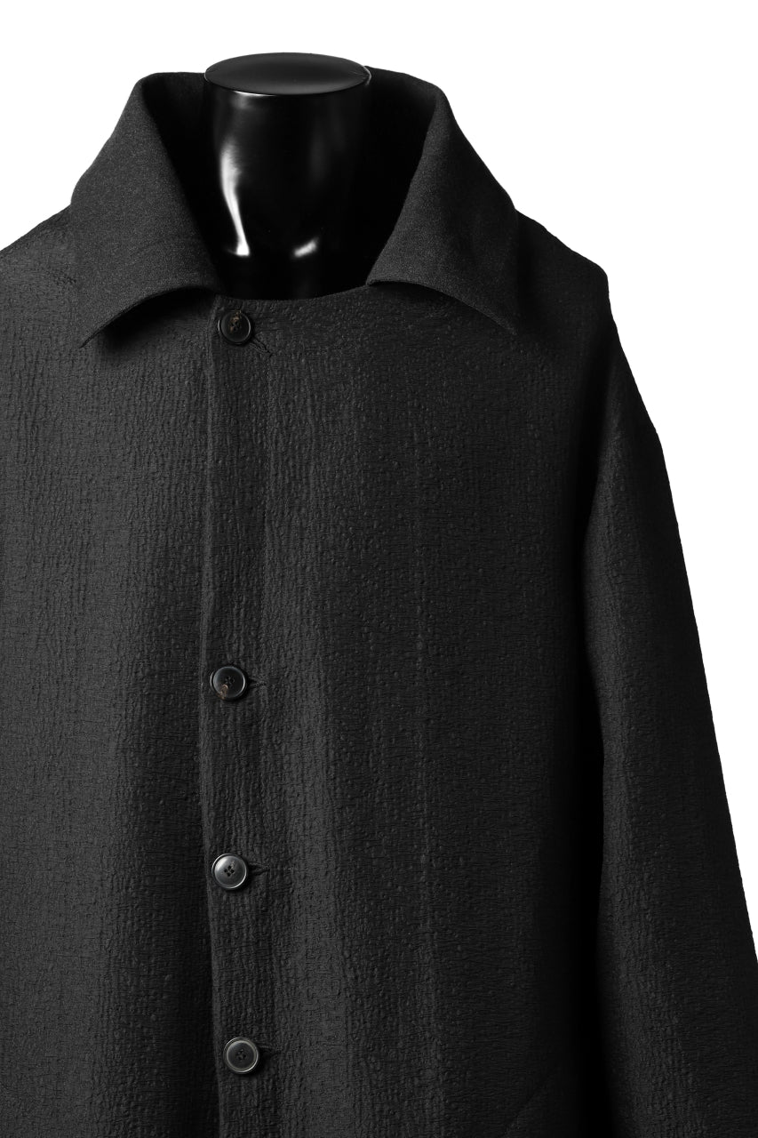 画像をギャラリービューアに読み込む, SOSNOVSKA REVERSIBLE UNINHIBITED RAIN COAT UREAN (BLACK)