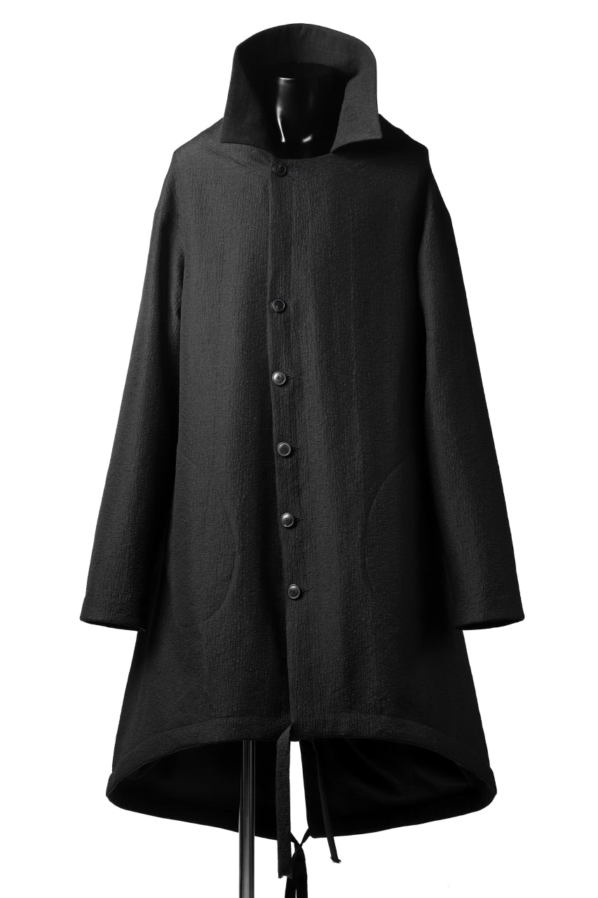 画像をギャラリービューアに読み込む, SOSNOVSKA REVERSIBLE UNINHIBITED RAIN COAT UREAN (BLACK)