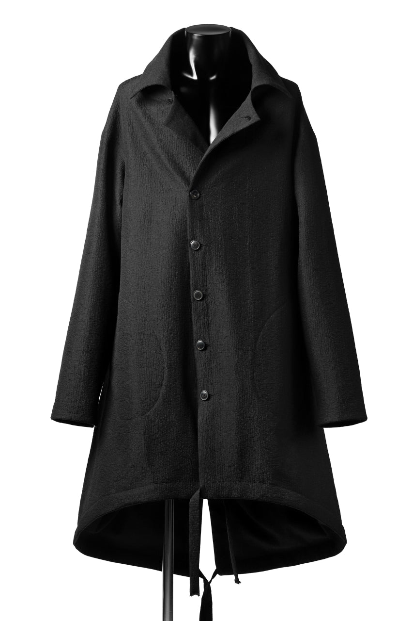 画像をギャラリービューアに読み込む, SOSNOVSKA REVERSIBLE UNINHIBITED RAIN COAT UREAN (BLACK)