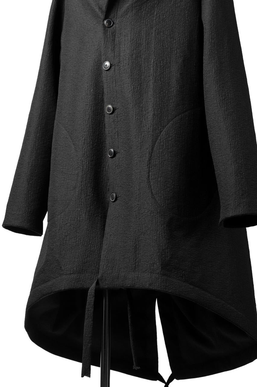画像をギャラリービューアに読み込む, SOSNOVSKA REVERSIBLE UNINHIBITED RAIN COAT UREAN (BLACK)