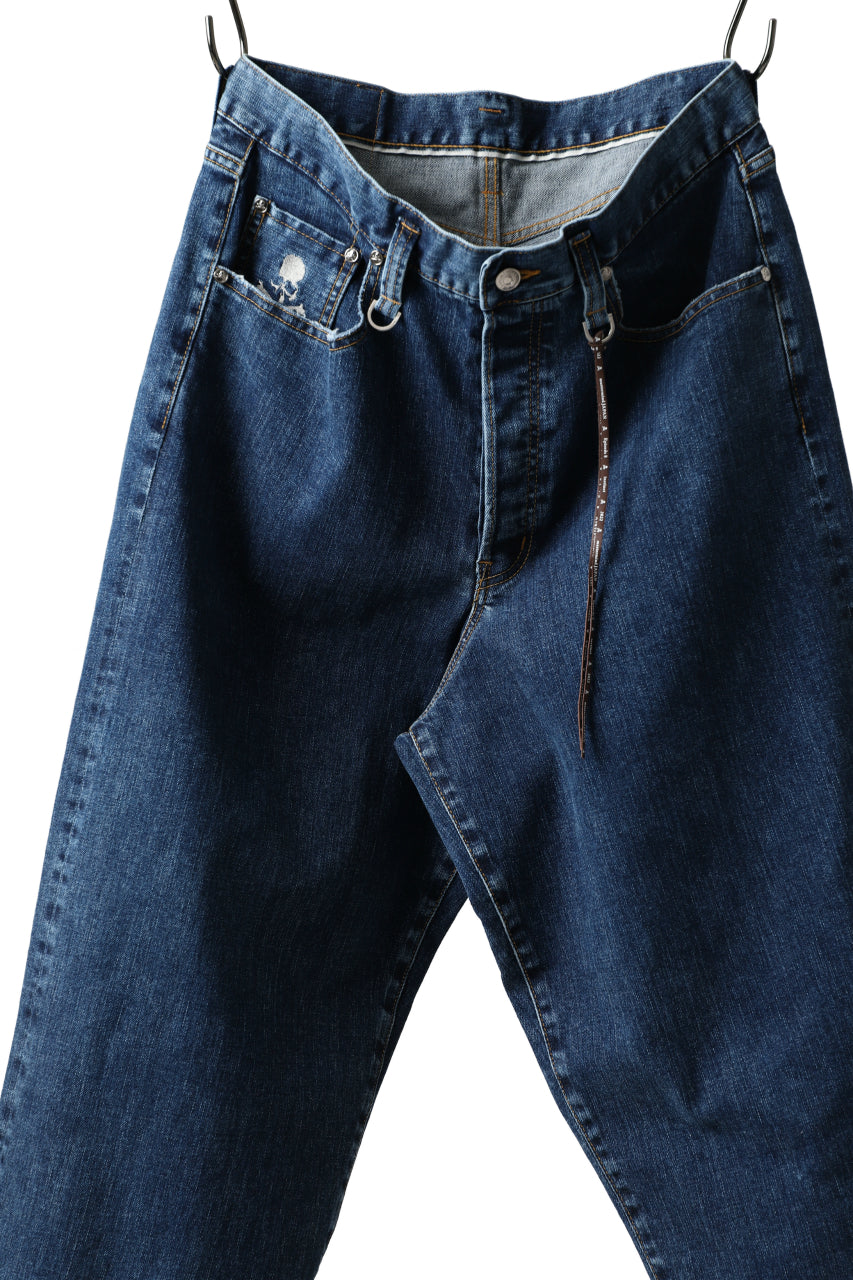 画像をギャラリービューアに読み込む, mastermind JAPAN LOOSEYFIT JEANS / 2WAY STRETCH DENIM (INDIGO)