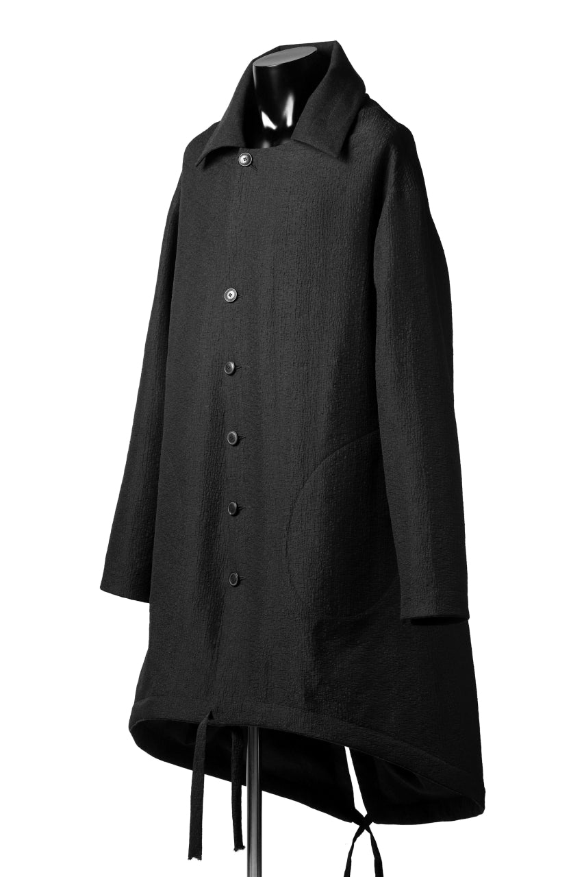 画像をギャラリービューアに読み込む, SOSNOVSKA REVERSIBLE UNINHIBITED RAIN COAT UREAN (BLACK)