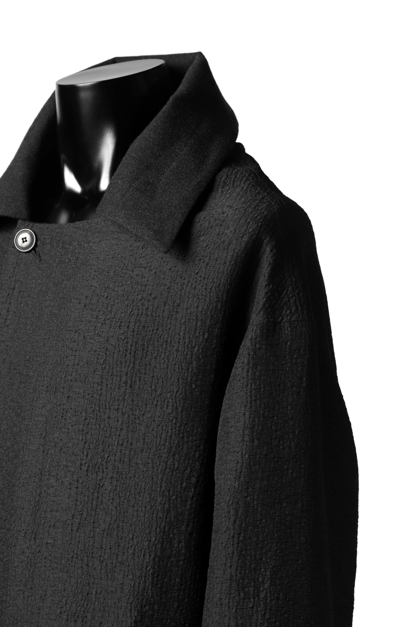 画像をギャラリービューアに読み込む, SOSNOVSKA REVERSIBLE UNINHIBITED RAIN COAT UREAN (BLACK)