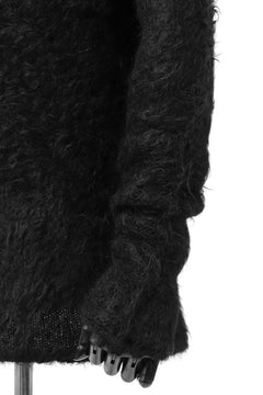 Load image into Gallery viewer, KLASICA BLIND MOHAIR KNIT SWEATER / FLUFFY 3.5G (BLACK)
