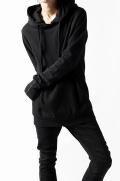画像をギャラリービューアに読み込む, thomkrom DOUBLE HOODIE PULL OVER PARKA / OVER LOCKED (BLACK)