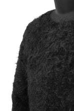 Load image into Gallery viewer, KLASICA BLIND MOHAIR KNIT SWEATER / FLUFFY 3.5G (BLACK)