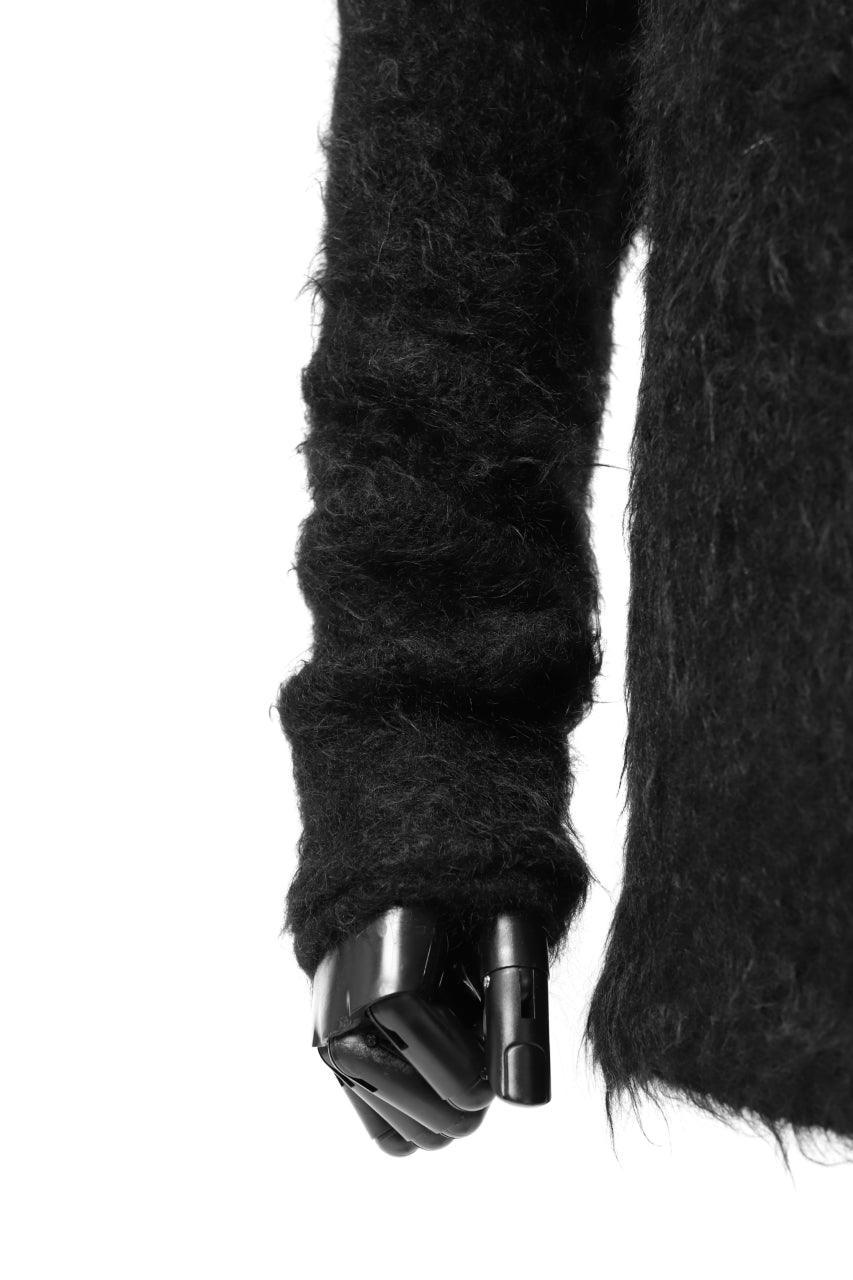 Load image into Gallery viewer, KLASICA BLIND MOHAIR KNIT SWEATER / FLUFFY 3.5G (BLACK)