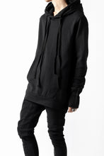 画像をギャラリービューアに読み込む, thomkrom DOUBLE HOODIE PULL OVER PARKA / OVER LOCKED (BLACK)