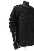 Load image into Gallery viewer, KLASICA BLIND MOHAIR KNIT SWEATER / FLUFFY 3.5G (BLACK)