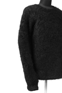 Load image into Gallery viewer, KLASICA BLIND MOHAIR KNIT SWEATER / FLUFFY 3.5G (BLACK)