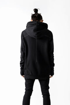 画像をギャラリービューアに読み込む, thomkrom DOUBLE HOODIE PULL OVER PARKA / OVER LOCKED (BLACK)