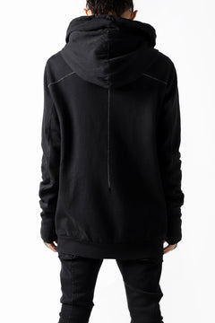 画像をギャラリービューアに読み込む, thomkrom DOUBLE HOODIE PULL OVER PARKA / OVER LOCKED (BLACK)