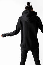 画像をギャラリービューアに読み込む, thomkrom DOUBLE HOODIE PULL OVER PARKA / OVER LOCKED (BLACK)