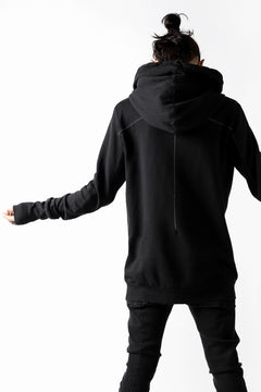 画像をギャラリービューアに読み込む, thomkrom DOUBLE HOODIE PULL OVER PARKA / OVER LOCKED (BLACK)