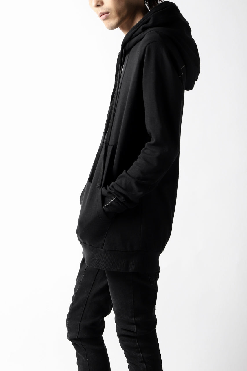 画像をギャラリービューアに読み込む, thomkrom DOUBLE HOODIE PULL OVER PARKA / OVER LOCKED (BLACK)