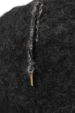 Load image into Gallery viewer, KLASICA BLIND MOHAIR KNIT SWEATER / FLUFFY 3.5G (BLACK)