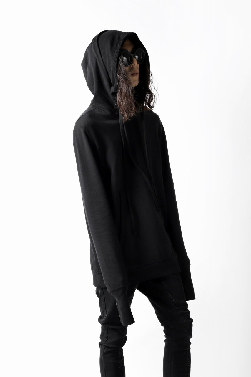 画像をギャラリービューアに読み込む, thomkrom DOUBLE HOODIE PULL OVER PARKA / OVER LOCKED (BLACK)