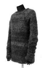 画像をギャラリービューアに読み込む, KLASICA BLIND MOHAIR KNIT SWEATER / FLUFFY 3.5G (MIX GREY)