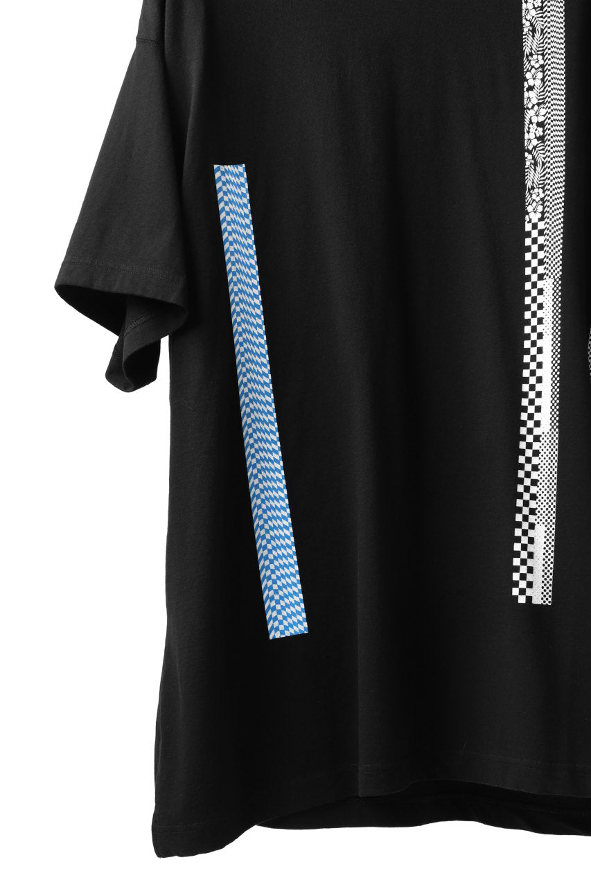 画像をギャラリービューアに読み込む, FACETASM BARCODE PRINT TEE (BLACK)