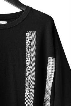 画像をギャラリービューアに読み込む, FACETASM BARCODE PRINT TEE (BLACK)