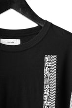 画像をギャラリービューアに読み込む, FACETASM BARCODE PRINT TEE (BLACK)