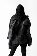 画像をギャラリービューアに読み込む, thomkrom DESTROY FADE JEAN JACKET / ELASTIC DENIM (DARK GREY)