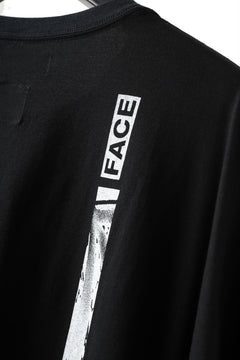 画像をギャラリービューアに読み込む, FACETASM BARCODE PRINT TEE (BLACK)