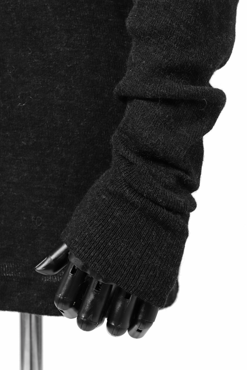 Load image into Gallery viewer, KLASICA BLACK DOG CARDIGAN / WEANER WOOL RIB (SHADOW)