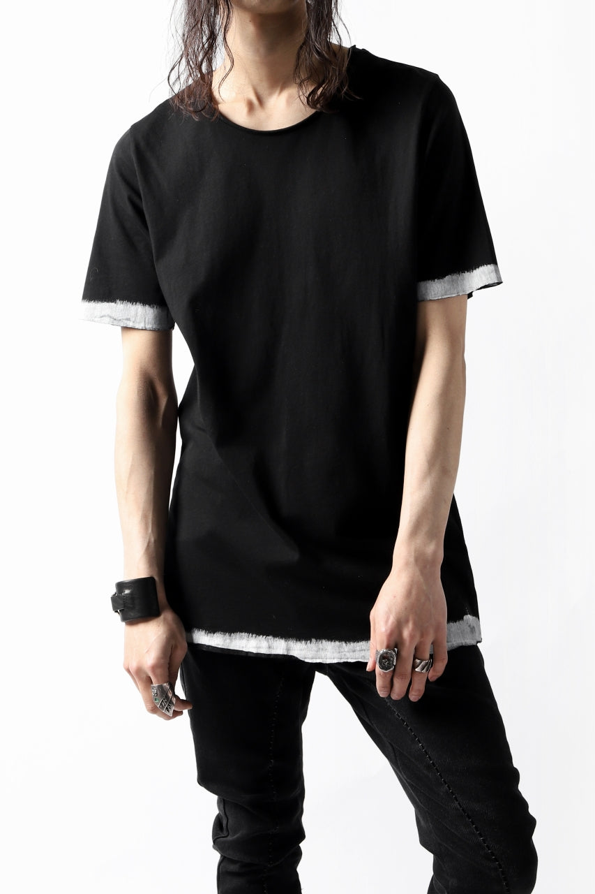 画像をギャラリービューアに読み込む, thomkrom BRUSH PAINT END T-SHIRT (BLACK)