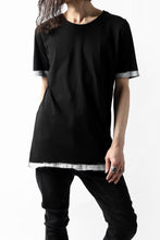 画像をギャラリービューアに読み込む, thomkrom BRUSH PAINT END T-SHIRT (BLACK)