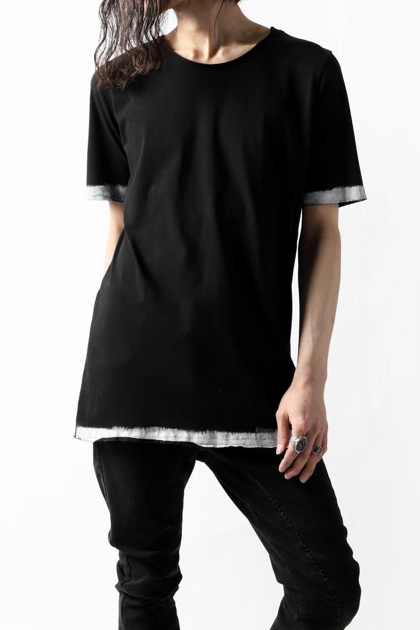 画像をギャラリービューアに読み込む, thomkrom BRUSH PAINT END T-SHIRT (BLACK)