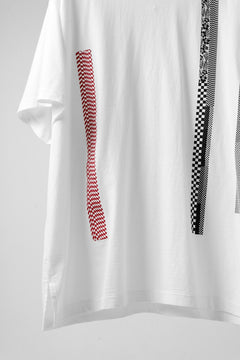 画像をギャラリービューアに読み込む, FACETASM BARCODE PRINT TEE (WHITE)
