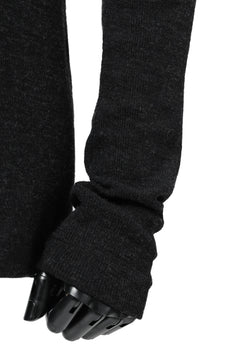 画像をギャラリービューアに読み込む, KLASICA SMOKE TURTLE NECK KNIT SWEATER / WEANER WOOL RIB (SHADOW)