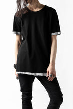 画像をギャラリービューアに読み込む, thomkrom BRUSH PAINT END T-SHIRT (BLACK)