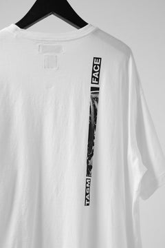 画像をギャラリービューアに読み込む, FACETASM BARCODE PRINT TEE (WHITE)