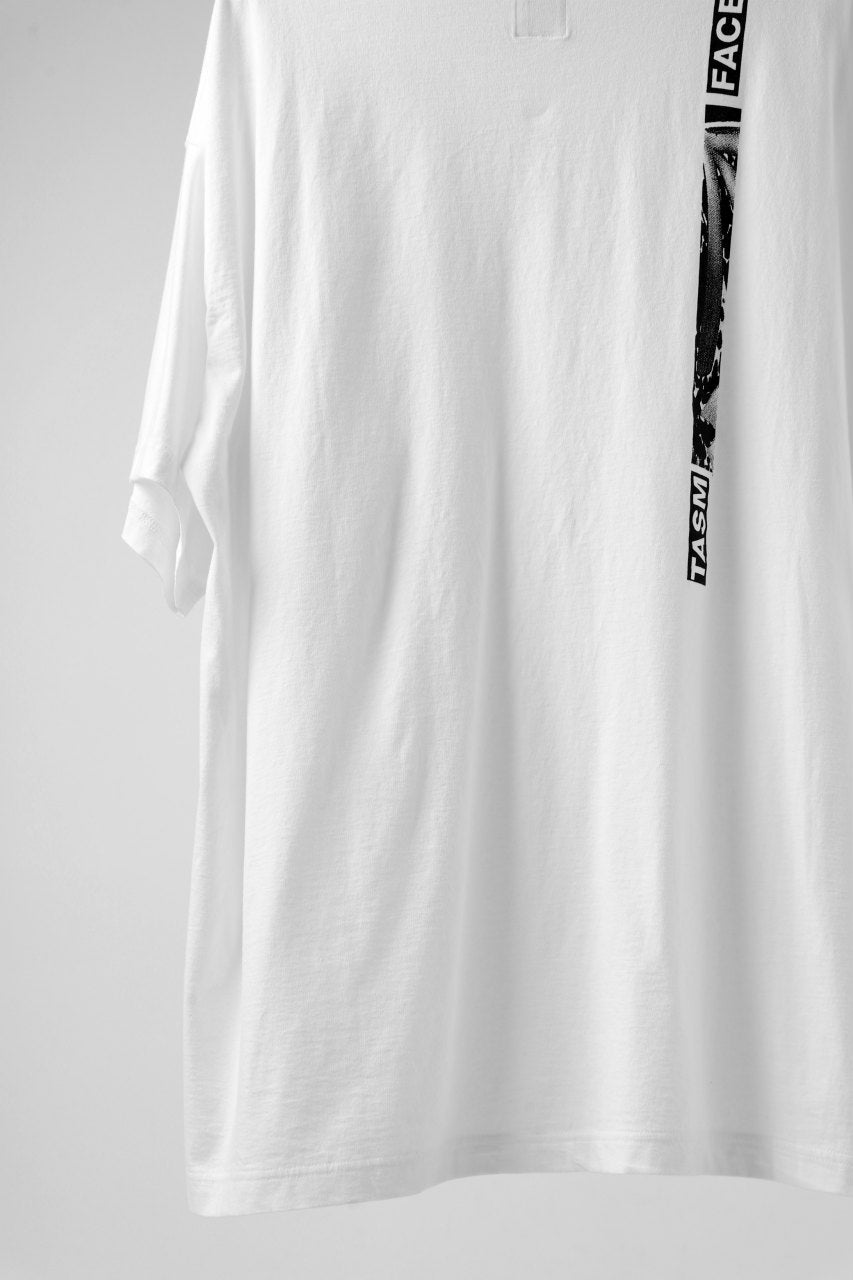 画像をギャラリービューアに読み込む, FACETASM BARCODE PRINT TEE (WHITE)