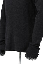 画像をギャラリービューアに読み込む, KLASICA SMOKE TURTLE NECK KNIT SWEATER / WEANER WOOL RIB (SHADOW)