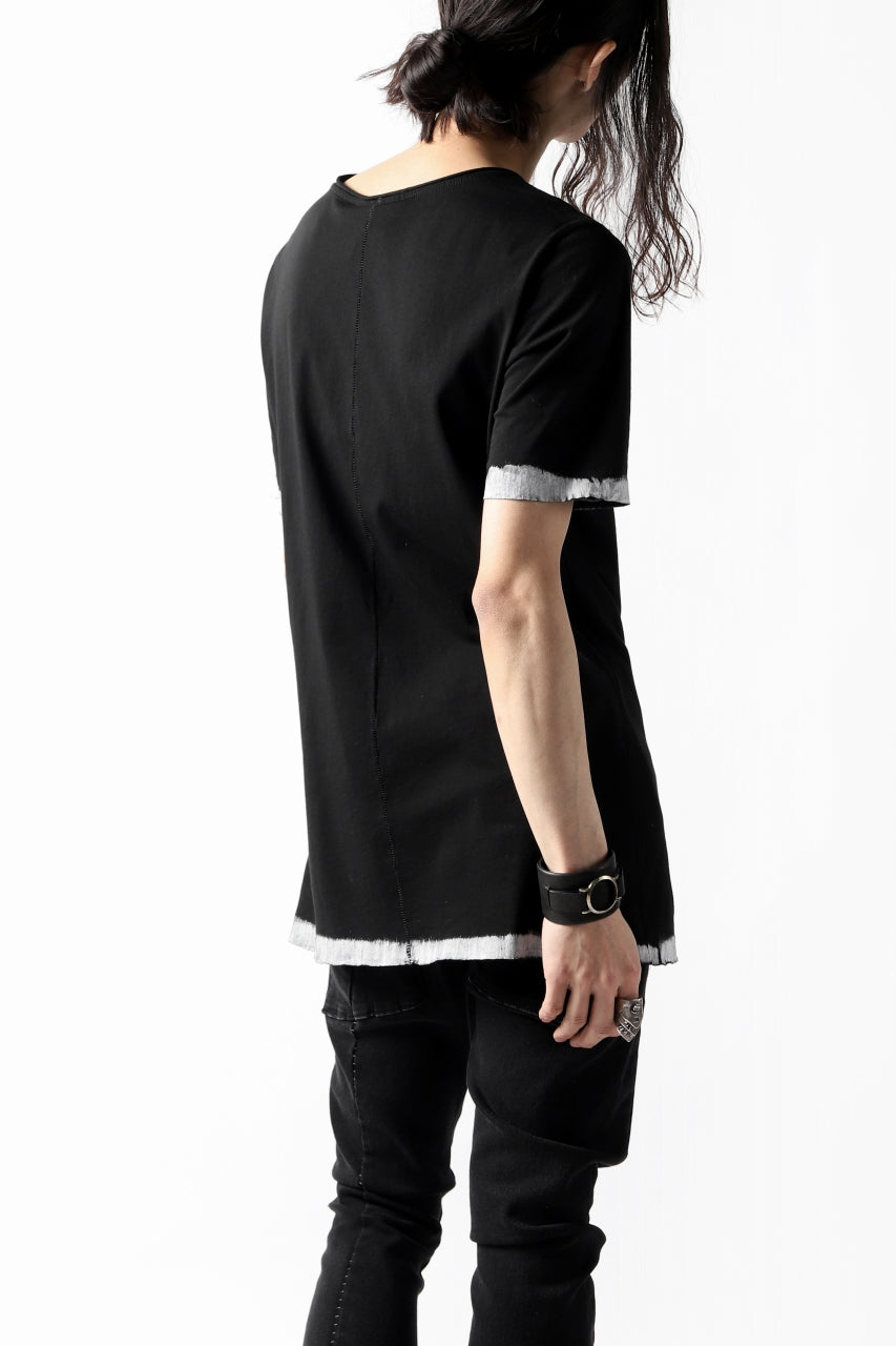 画像をギャラリービューアに読み込む, thomkrom BRUSH PAINT END T-SHIRT (BLACK)